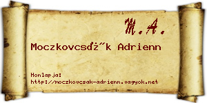 Moczkovcsák Adrienn névjegykártya